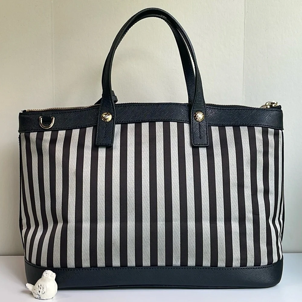 HENRI BENDEL Centennial Stripe Satchel Bag